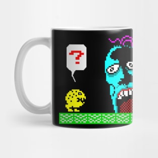 Pud Pud Meets a Moai Head - ZX Spectrum 8-Bit Legend Mug